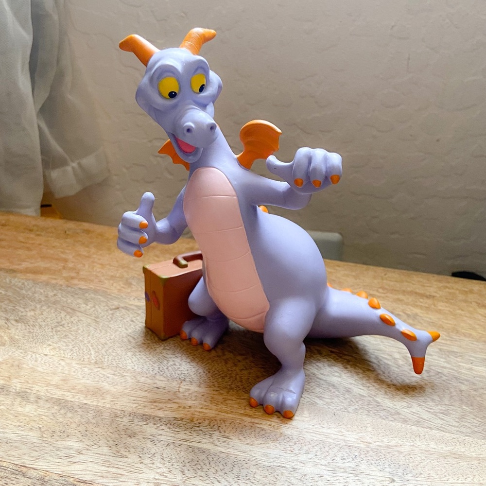 Figment figure with Epcot suitcase *Rare
